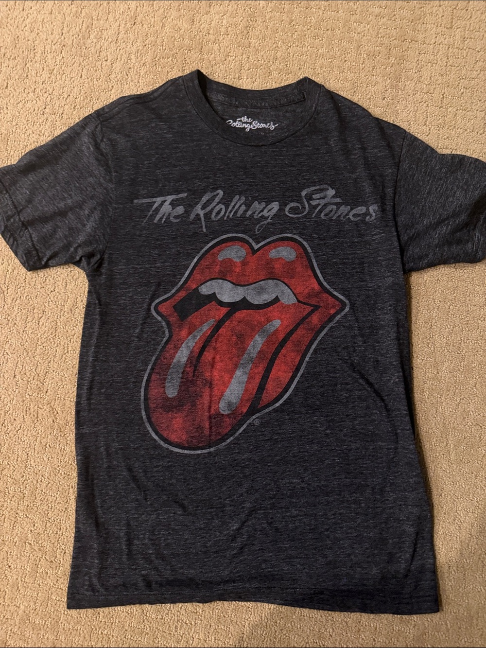 Rolling Stones Charcoal T Shirt Small